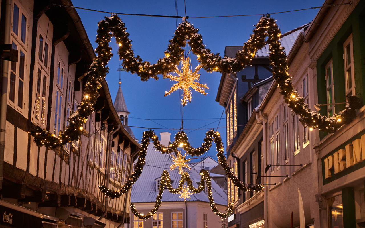 Julelys i Houmeden