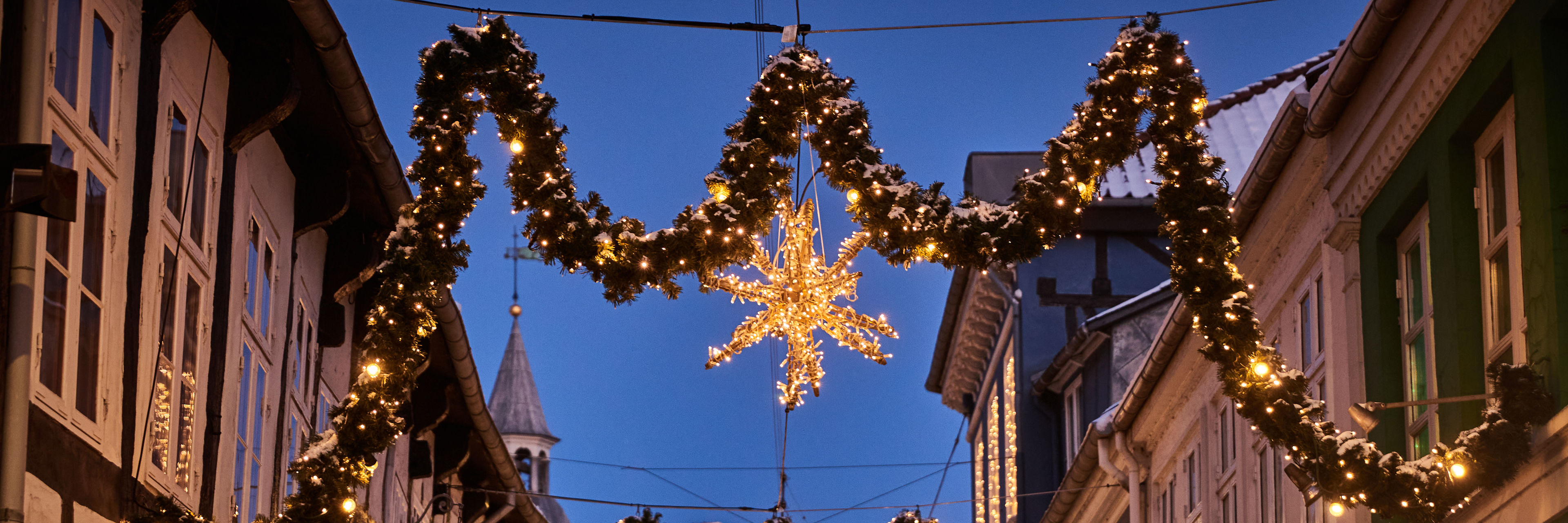 Julelys i Houmeden