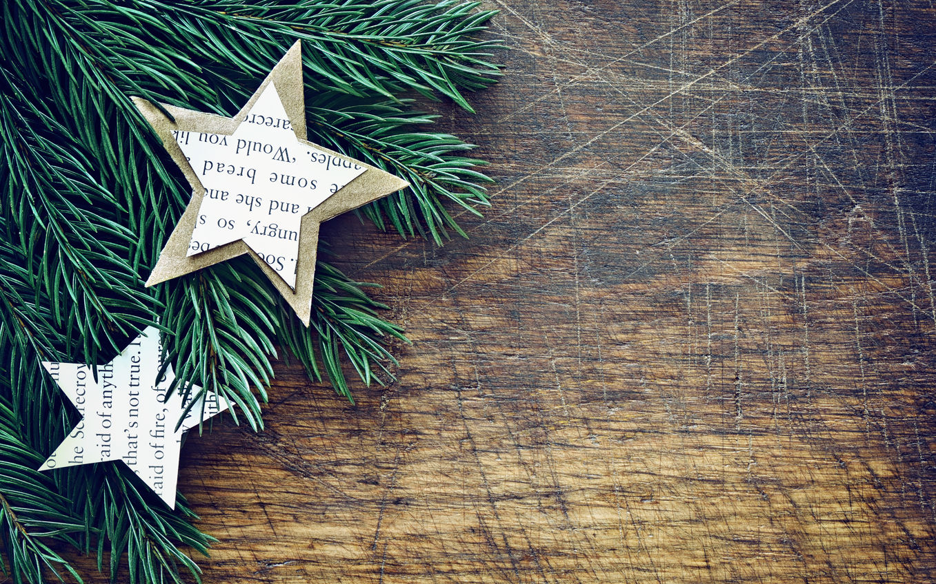 Stjerne lavet af gammel bog