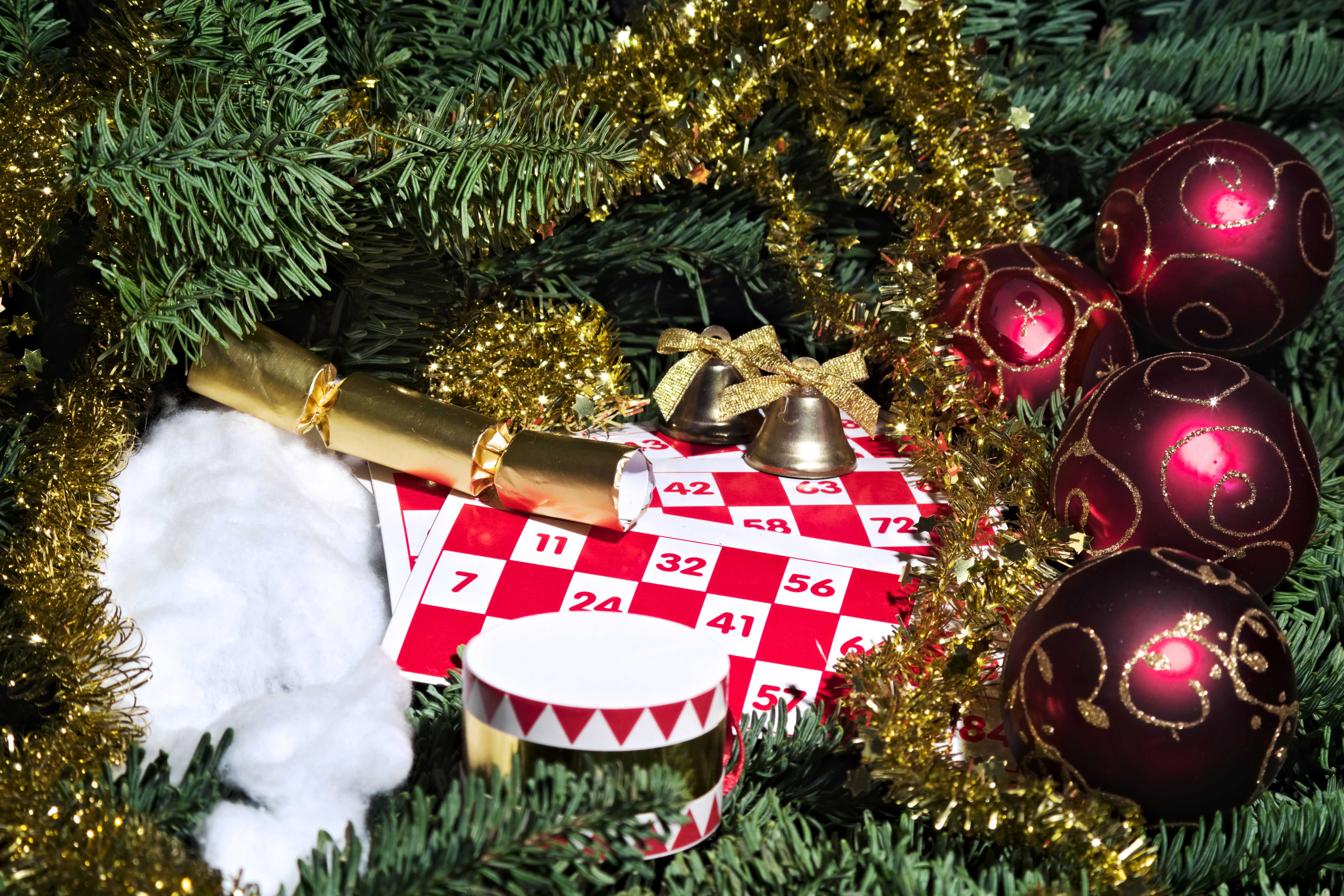 Bankoplade og julepynt